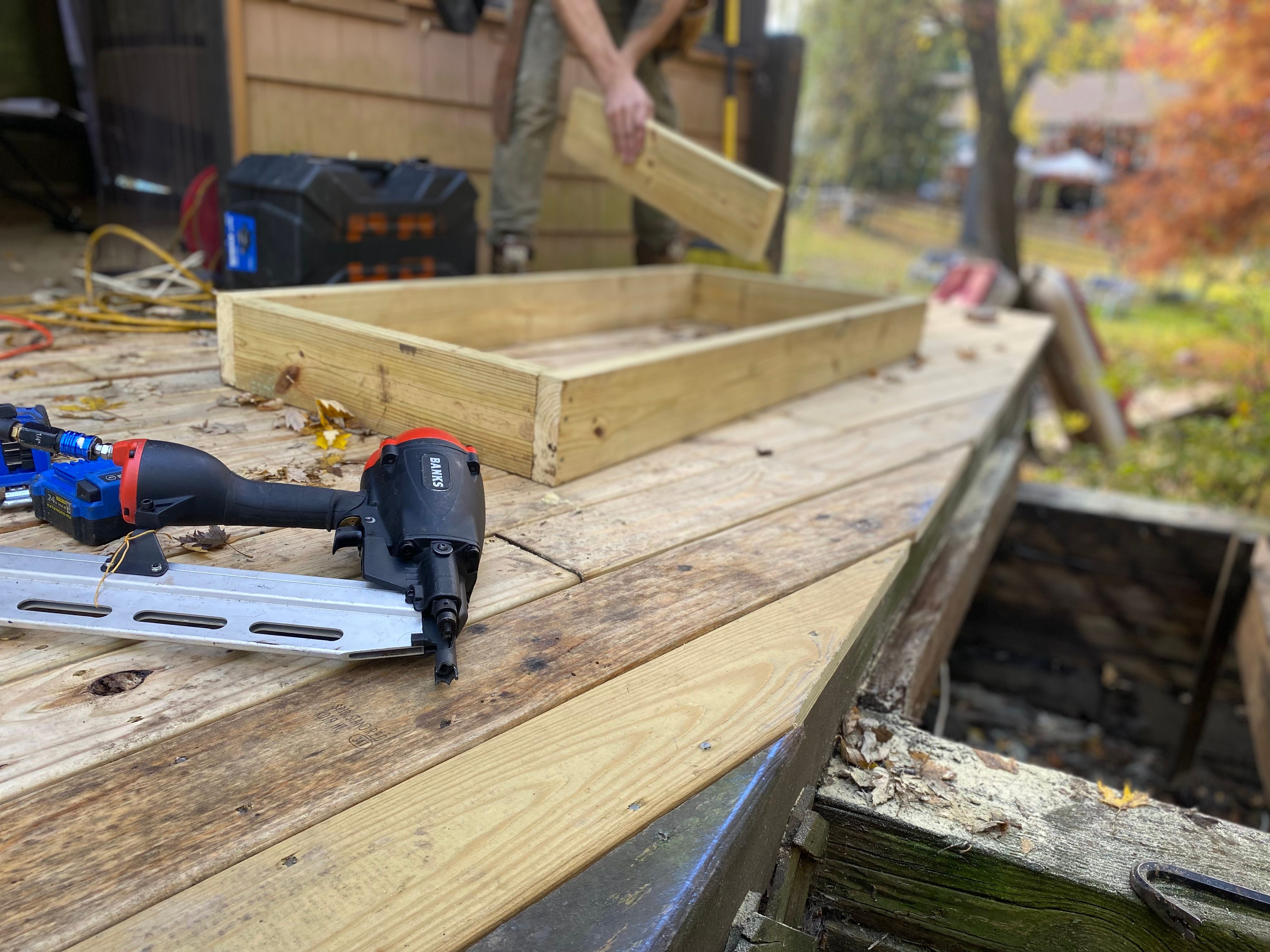 Residential deck project